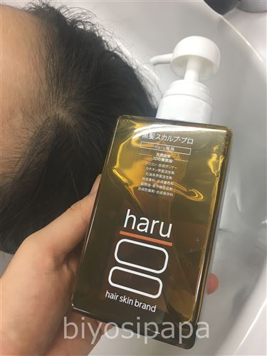 美容師パパの嫁　haruスカルププロ白髪シャンプー